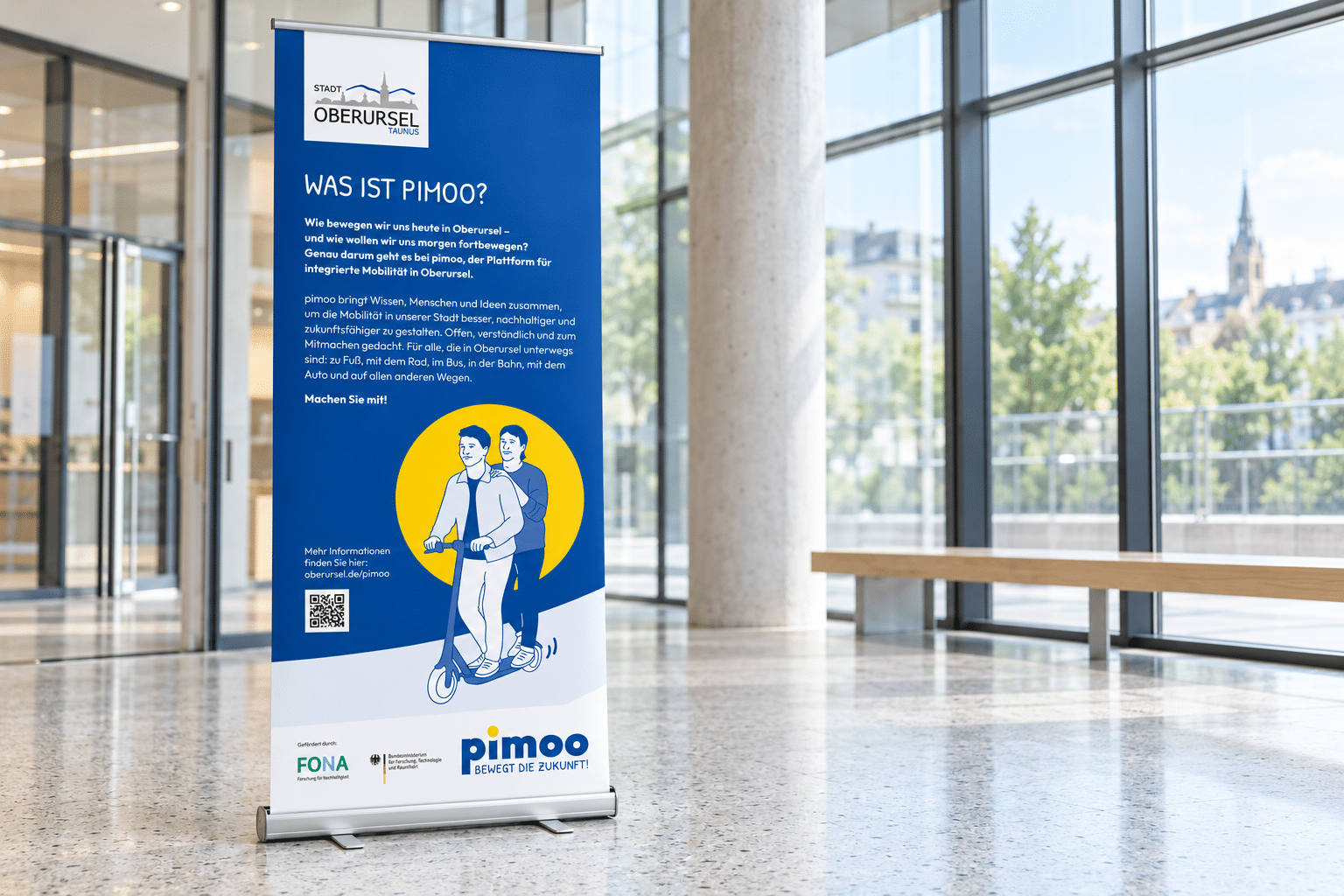 pimoo bewegt die Zukunft 16 05 Pimoo Rollup Foyer