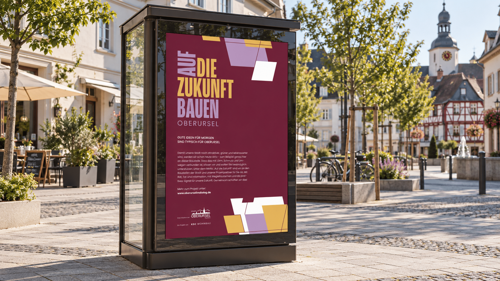 Zukunft Bauen 1 ADZB Mockup 00 Hero Litfasssaeule Altstadt