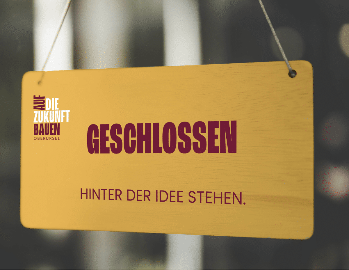 Zukunft Bauen 13 ADZB Tuerschild Geschlossen 1200