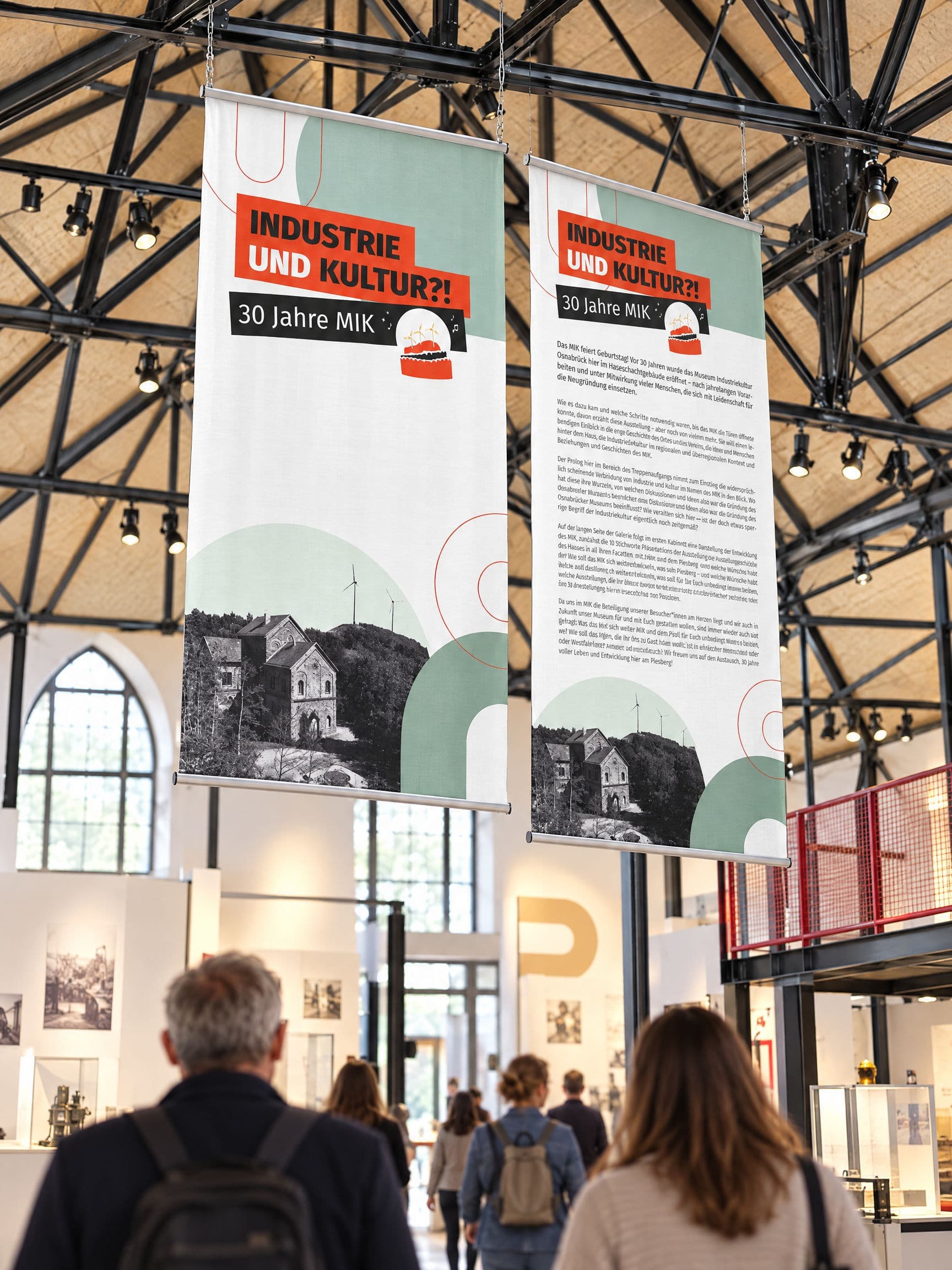 Industrie & Kultur?! 13 MIK30 18b Eingangsbanner haengend